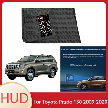 Automobilių Elektronikos Priedai Head Up Display HUD Toyota Prado 150 2009-2018 2019 2020 Auto greičio viršijimo Įspėjimo Saugaus Vairavimo