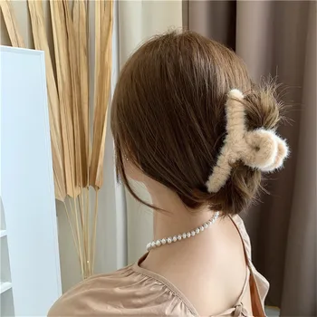 Japonijos ir korėjos Naujas Elegantiškas, Prabangus Plaukų Segtukas Atgal Staigius korėjos Stiliaus Plaukų Įrašą Kietas Klipas Ryklys Įrašą Moterims