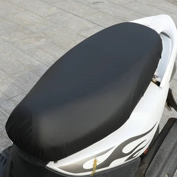 Vasaros Juoda Motociklo Sėdynės Padengti Universalus Motociklas Paspirtukas Dulkėms atsparus Vandeniui, UV Apsauga Pagalvėlės Sėdynės Padengti Raštas