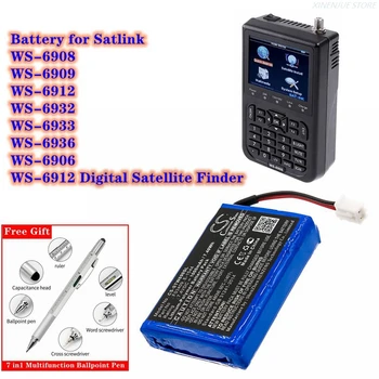 Skaitmeninis Palydovų Ieškiklis Baterija F03409, E-1544 už Satlink WS-6908, WS-6909, WS-6912, WS-6932, WS-6933, WS-6936,WS-6906,WS-6923