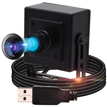 ELP be Iškraipymų Objektyvas 1080P Mini Kamera, High Frame Rate 60fps 120fps 260fps OV4689 Webcam Pramonės Mašinos Robotas Vizija