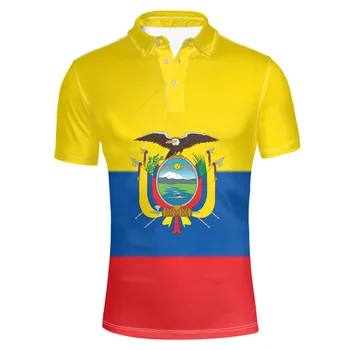 Ekvadoras Nemokamai Užsakymą Pavadinimas, Numeris, Komandos Logotipą Eb Polo Marškinėliai Ekiu Šalies Kelionių Ispanų Tautos Ekvadoro Vėliavos Drabužius