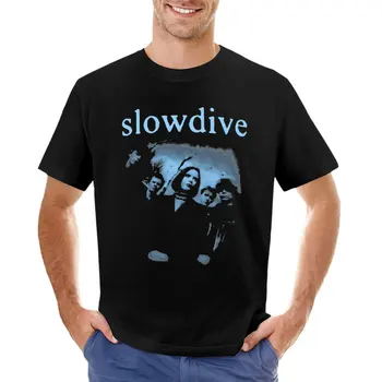 Grafinis Slowdive anglų roko grupė Klasikiniai Marškinėliai vasaros top grafika marškinėliai estetinės drabužius paprasto t marškinėliai vyrams