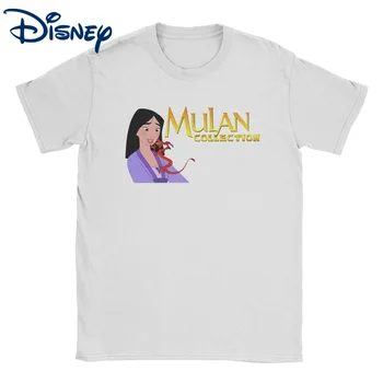 Juokinga Mulan Mushu Anime T-Marškinėliai Vyrams, Moterų Apvalios Kaklo 100% Medvilnės Marškinėliai Disney trumpomis Rankovėmis Marškinėliai, Plius Dydis Drabužiai
