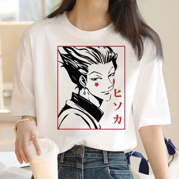 Hunter x Hunter marškinėliai moterims manga anime streetwear Tee mergina juokinga drabužių streetwear
