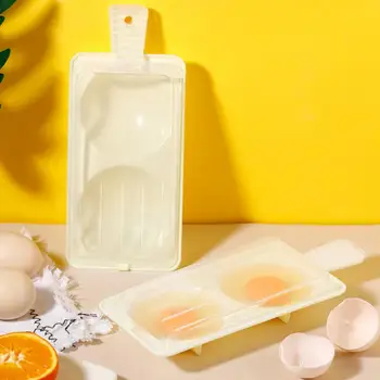 2 Kiaušinių Garlaivis Kūrybos Non-stick Lengvas BPA Free Kiaušinių Brakonierius Virėjas Priedai