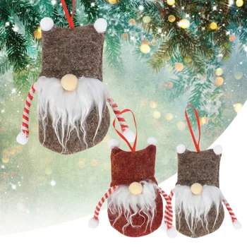 Kalėdų Gnome Pliušinis Beveidis Rankų darbo Lėlės švedijos Tomte Kalėdų Elf Apdailos Naujųjų Metų Dovanos Kalėdų Dekoro Home #50g
