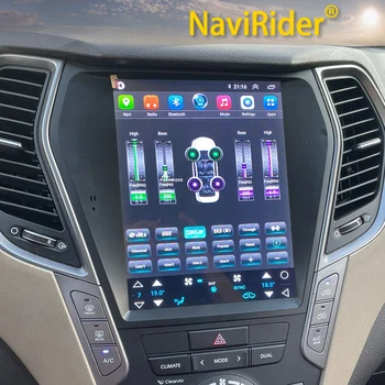 256 GB 2din Android Ekrano DSP Automobilio Radijo Hyundai Santa Fe IX45 2012-2017 daugialypės terpės Grotuvas, Navigacija, GPS Carplay Galvos Vienetas