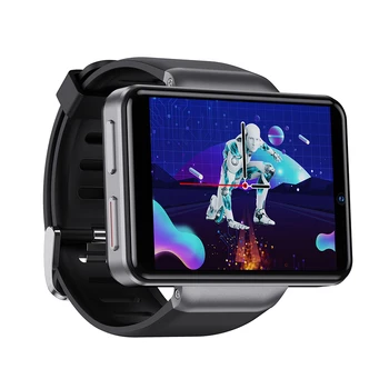 DM101 4G Smart Watch Vyrų 2.41 colių Full Touch 3GB 32GB 2080mAh Baterija 5MP, Dual Camera Face ID Širdies ritmo Monitorius GPS Smartwatch