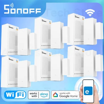 SONOFF DW2 WiFi Durų, Langų Jutiklis EWeLink Smart Home Security Apsaugos Suderinama Su Alexa 