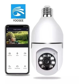 2MP 1080P Yoosee APP E27 Lempos Galva Lizdas PTZ IP Dome Kameros AI Humanoidų Aptikimo Full Saugumo CCTV Kūdikio stebėjimo