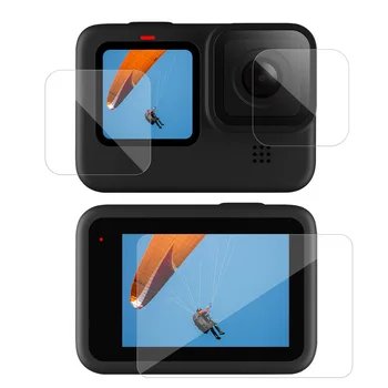 Grūdintas Stiklas Screen Protector, skirta GoPro Hero 9 Black Objektyvo Apsauga, Apsauginė Plėvelė Gopro9 Eiti pro 9 Fotoaparato Priedai