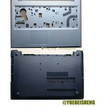 Naujas Lenovo 110-15 110-15isk palmrest klaviatūros bezel viršutinį dangtelį Silver +Apačios Atveju Apatinis Dangtis