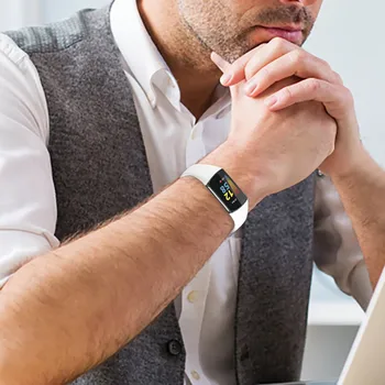 Apyrankė Ant Riešo Dirželiai Pakeitimo Silikono Dirželis Aksesuaras Rankogaliai Žiūrėti Diržu, Fitbit Charge5 Smartwatch Priedai