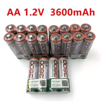 Aa Įkraunamos Baterijos Pilas Recargables Aa 3600mah 1.2 V Ni-mh AA Baterijos, Baterijų, Tik Bundle 1 batterijen 4-28 CE