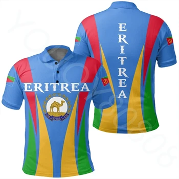 2023 Afrikos Regiono Šalis, Polo Marškinėliai Polo Marškinėliai Spausdinami Marškinėliai POLO Marškinėliai Vasarą - Eritrėja Polo Marškinėliai Apex Stilius