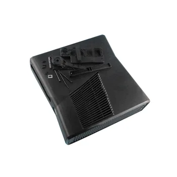 Pilnas Komplektas Plastiko lukštais namas konsolės korpuso dangtelis XBOX 360 slim žaidimų konsolė apsaugos atveju remontas, pakeitimas juoda
