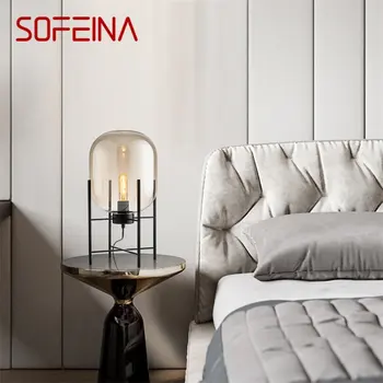 SOFEINA Modernios LED Lentelės, Stalo Lempos Dizainas E27 Kūrybos Šviesos Namuose, LED Dekoratyvinis Už Fojė, Gyvenamasis Kambarys Office Lovos